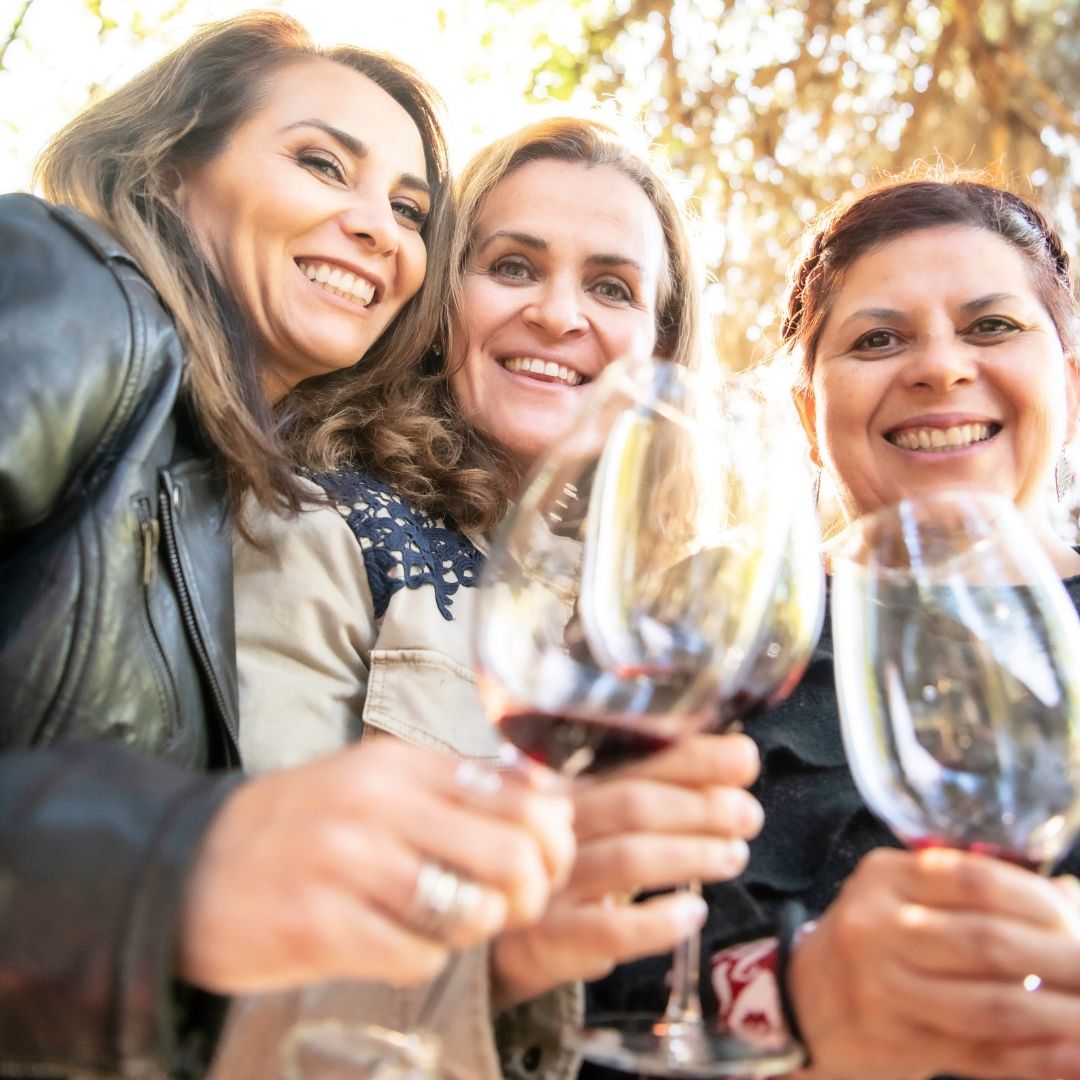 women on wine tour