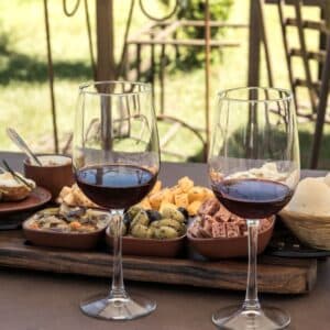 wine and food